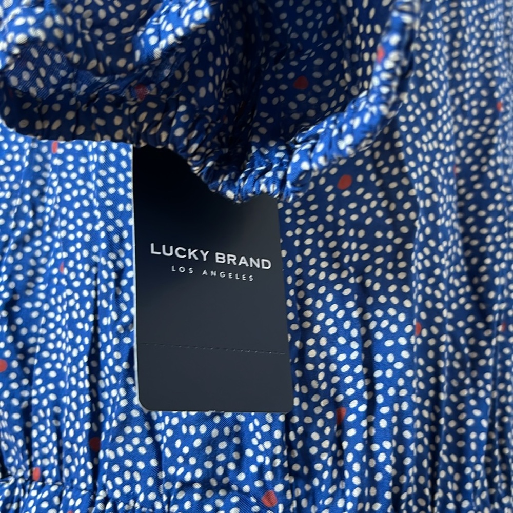 Lucky Brand cottage dress with pockets NWT - Picture 4 of 12